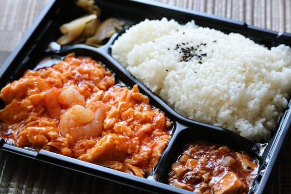 エビにら玉子炒めランチ