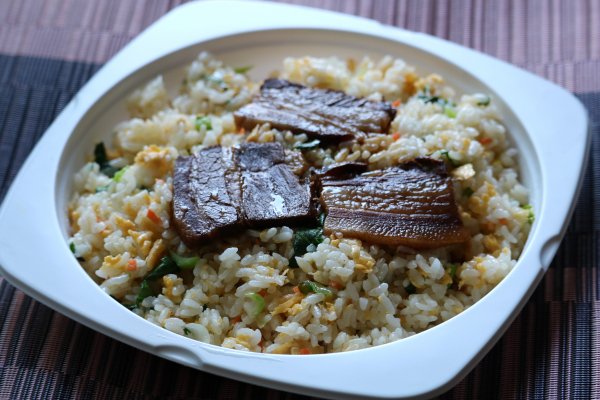 角煮炒飯ランチ