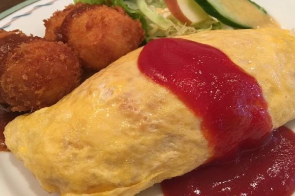 オムコロッケランチ