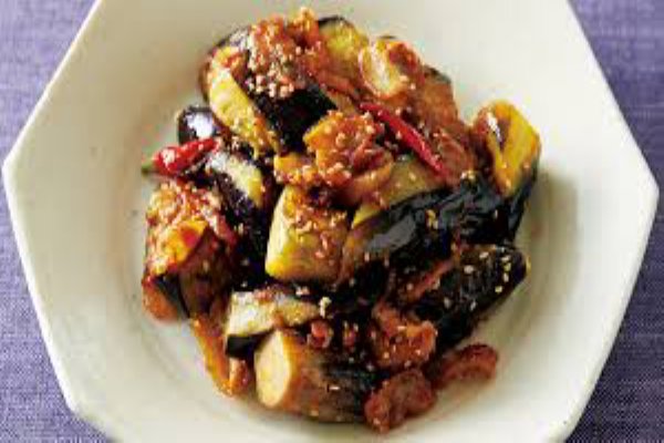 豚肉と茄子の味噌炒め